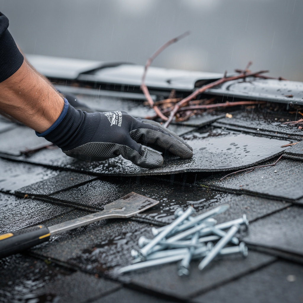 Nashville Roof Repair Experts storm damage assessment and shingle repair service
